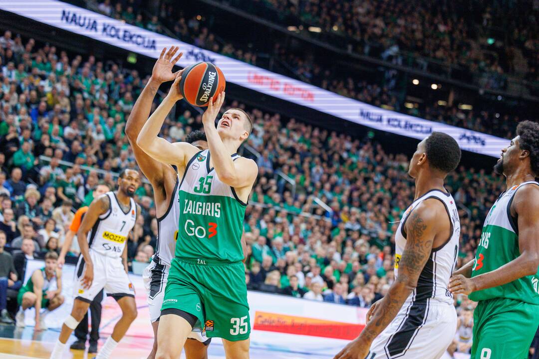 Eurolyga: Kauno „Žalgiris“  – Belgrado „Partizan“ 85:93