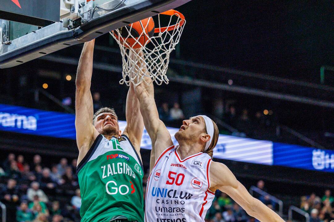 LKL:  Kauno „Žalgiris“ – Utenos „Uniclub Casino – Juventus“ 101:63