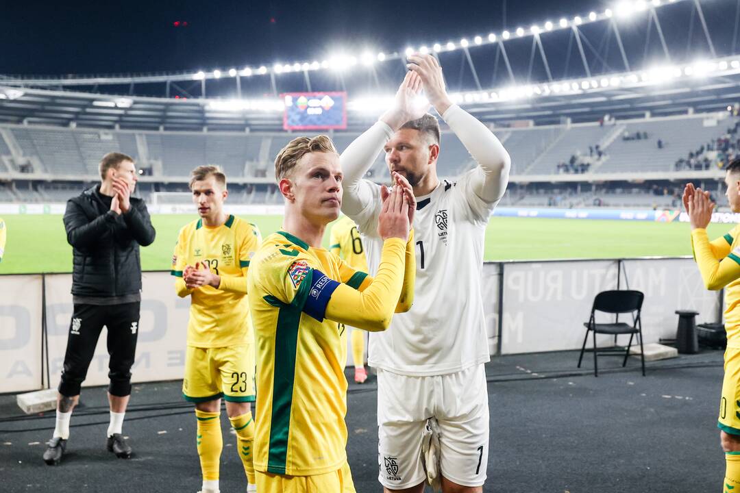 UEFA Tautų lygos rungtynės: Lietuva – Gibraltaras 1:0