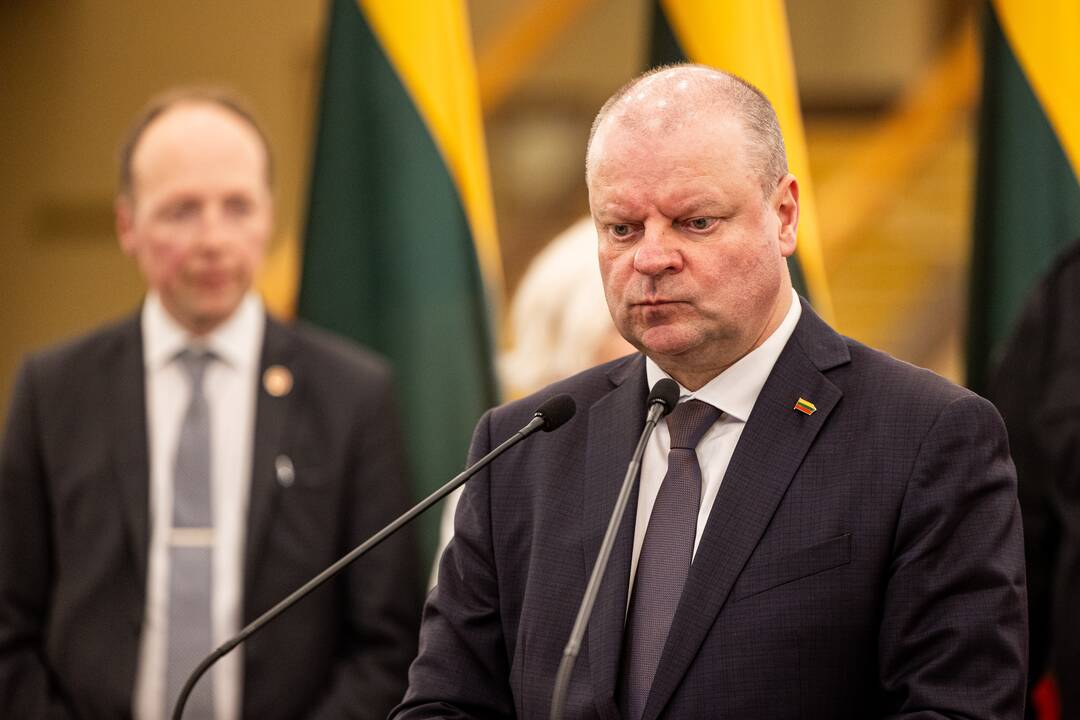Skvernelis: laikantis koalicijos sutarties privalu balsuoti už imuniteto naikinimą