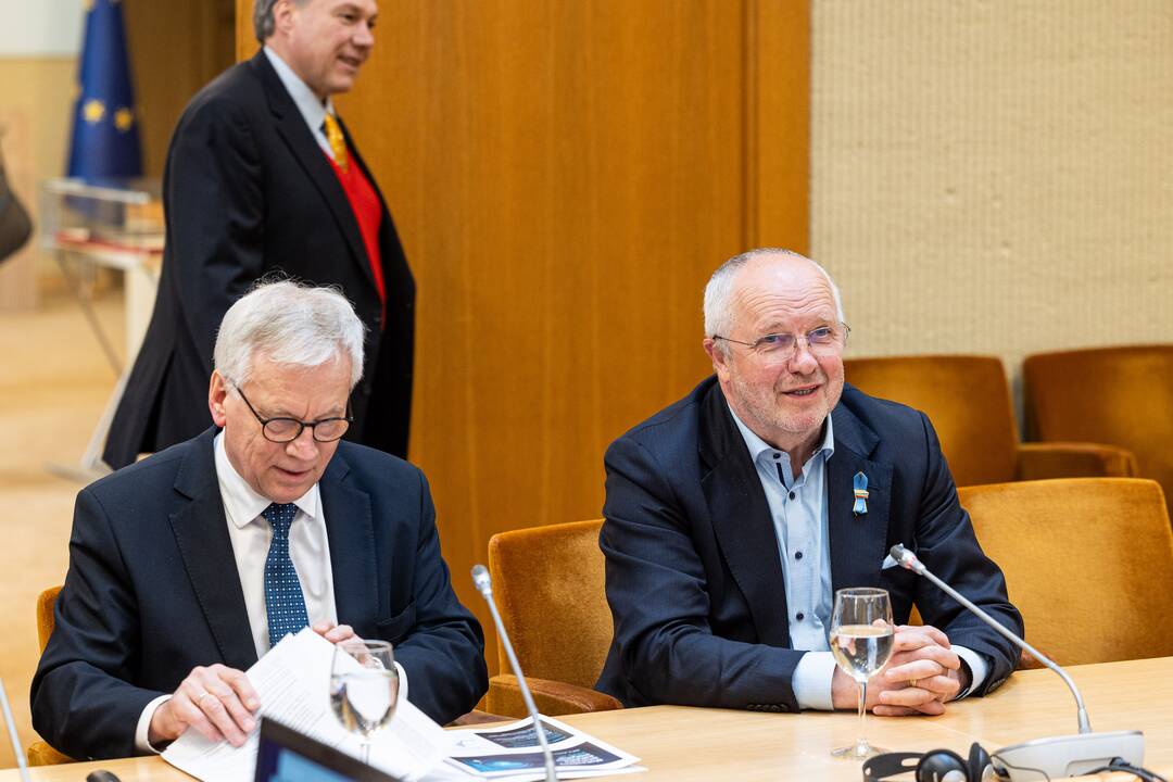 Finansų ministro Rimanto Šadžiaus susitikimas su koalicijos frakcijomis