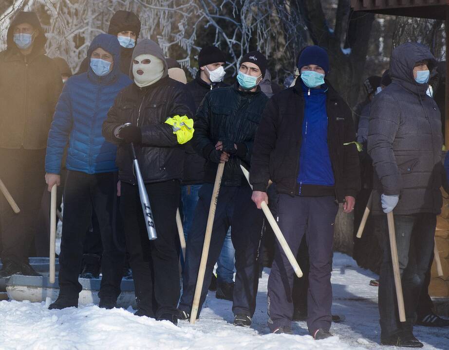 Ukrainos opozicija Kijeve užėmė svarbų pastatą (specialus reportažas)