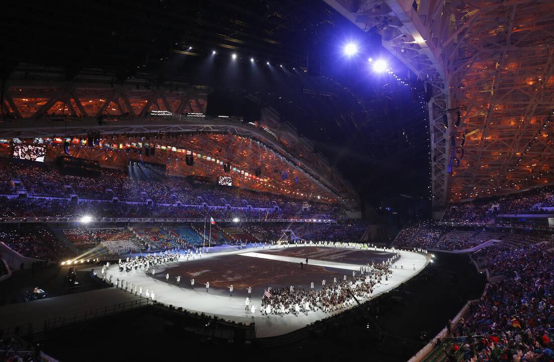 Sočio olimpinių žaidynių atidarymo ceremonija