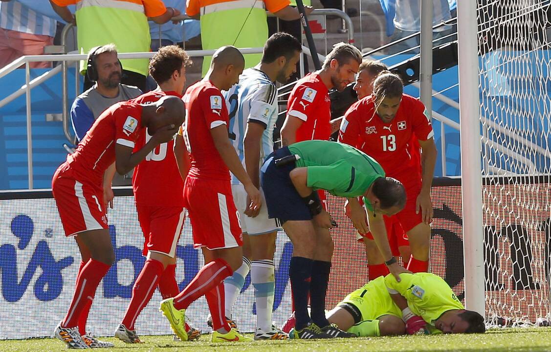 Pasaulio futbolo čempionatas: Argentina - Šveicarija