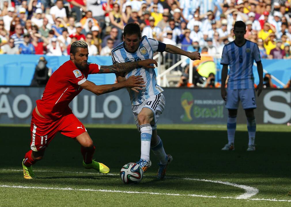 Pasaulio futbolo čempionatas: Argentina - Šveicarija