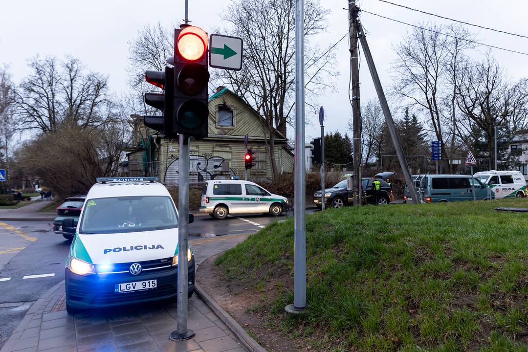 Įtariamųjų gaudynės Vilniuje