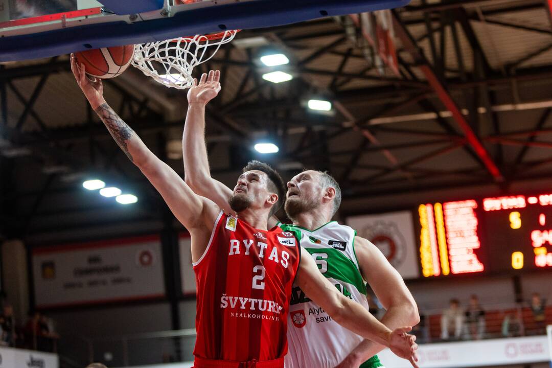 LKL ketvirtfinalis: Vilniaus „Rytas“ – Alytaus „Dzūkija“ 87:59