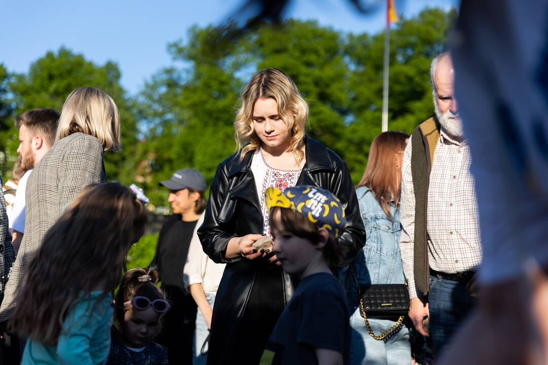 Žuvusiųjų Ukrainoje pagerbimo ceremonija