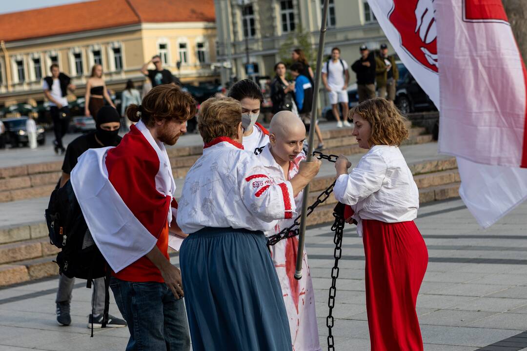 Baltarusijos opozicija Vilniuje mini antrąsias prezidento rinkimų metines