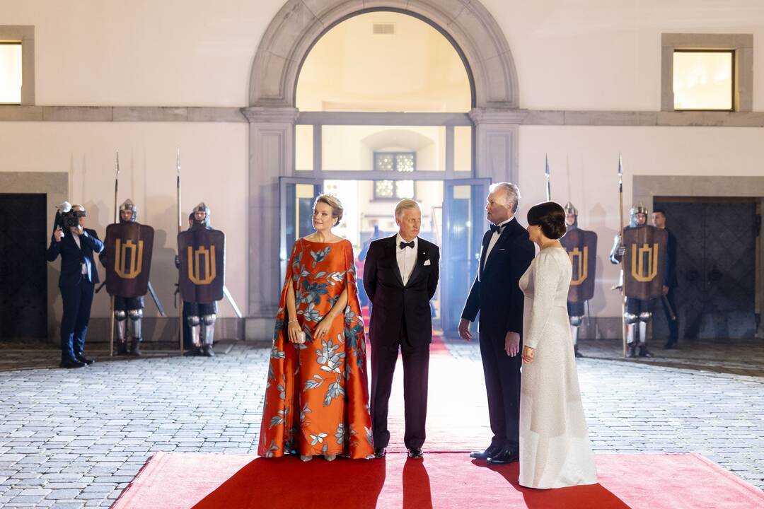 G. Nausėdos ir D. Nausėdienės rengiama vakarienė Belgijos karaliaus ir karalienės garbei