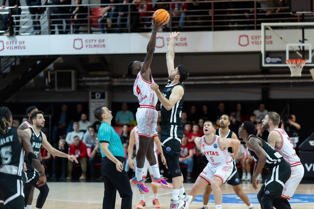 FIBA Čempionų lyga: Vilniaus „Rytas“ – Salonikų PAOK 85:62