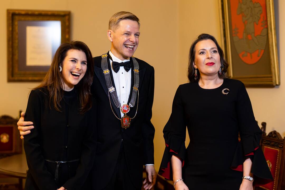 Vilniaus miesto garbės pilietės vardo suteikimo rašytojai K. Sabaliauskaitei ceremonija