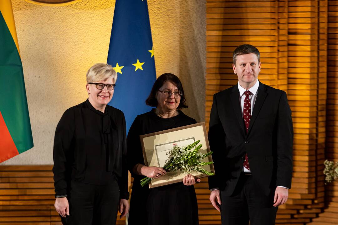 Vyriausybės kultūros ir meno premijų laureatų apdovanojimų ceremonija