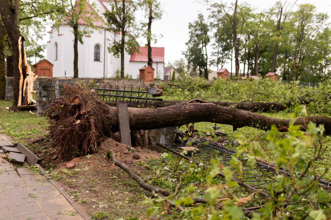 Audros padariniai Žagarėje