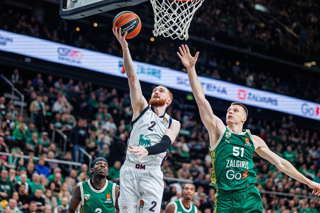 Eurolyga: Kauno „Žalgiris“ – Milano „Emporio Armani“ 87:89