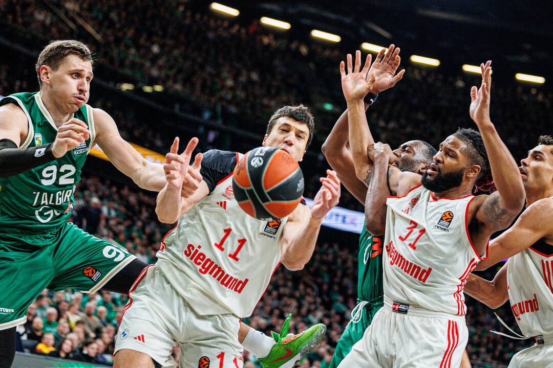 Eurolyga: Kauno „Žalgiris“ – Miuncheno „Bayern“ 82:97