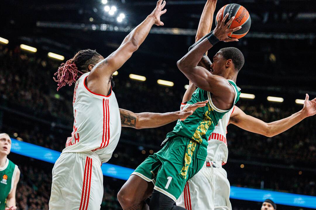 Eurolyga: Kauno „Žalgiris“ – Miuncheno „Bayern“ 82:97