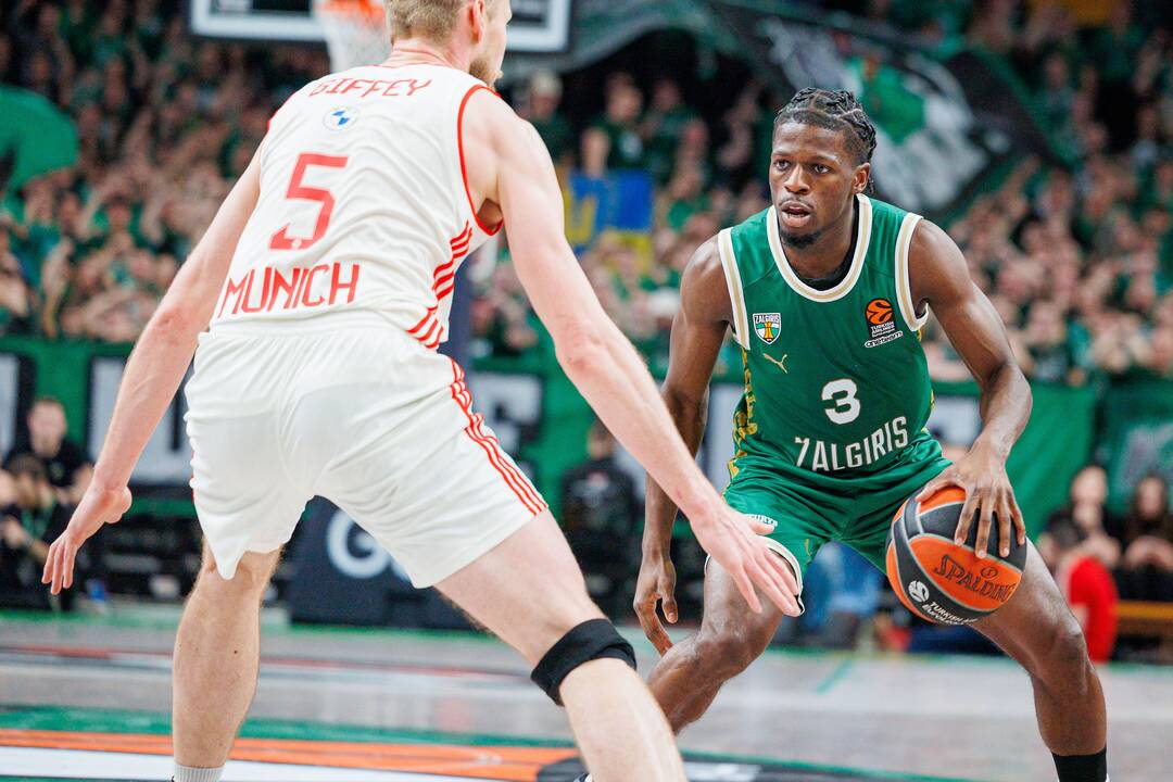 Eurolyga: Kauno „Žalgiris“ – Miuncheno „Bayern“ 82:97