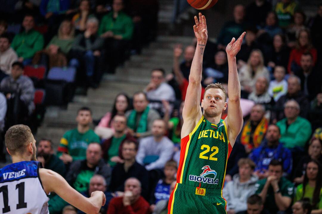 Europos vyrų krepšinio čempionato atranka: Lietuva – Estija 82:75