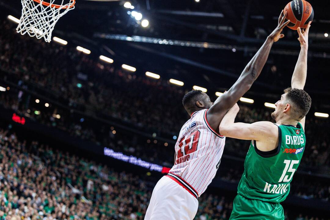 Eurolyga: Kauno „Žalgiris“ – Pirėjo „Olympiacos“ 76:95