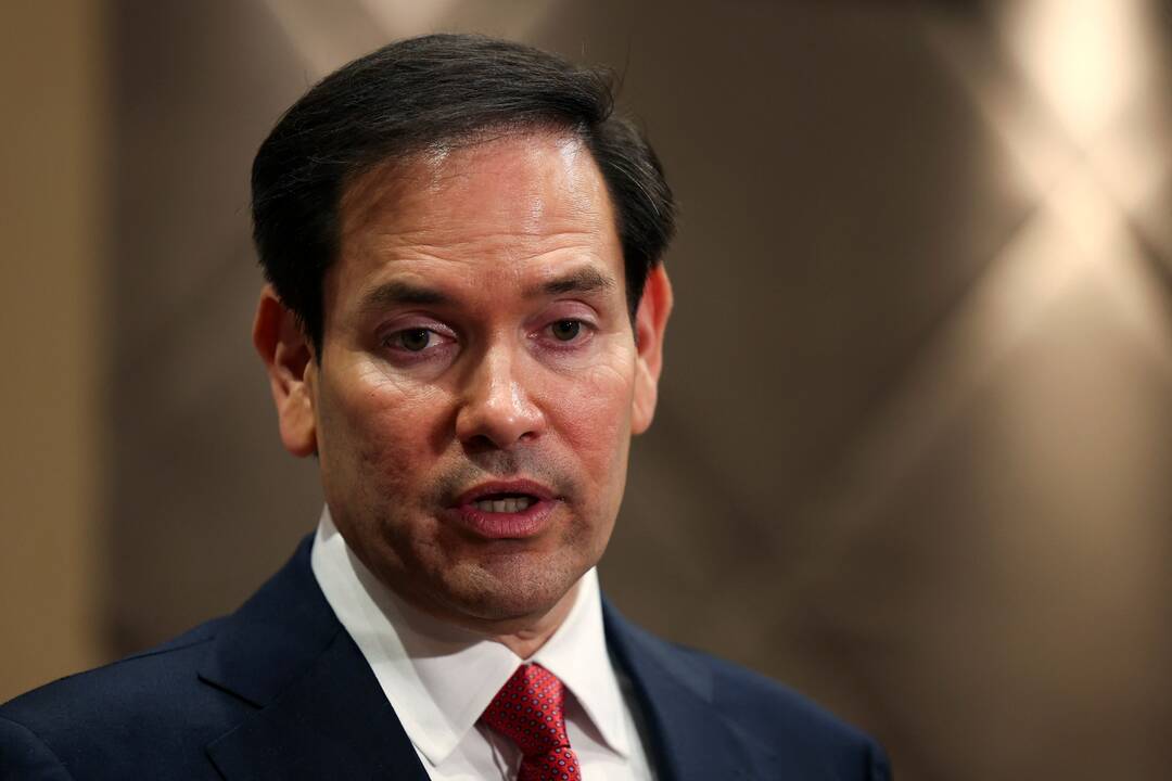 Marco Rubio tvirtina nesitikintis proveržio Stambulo derybose tarp Ukrainos ir Rusijos