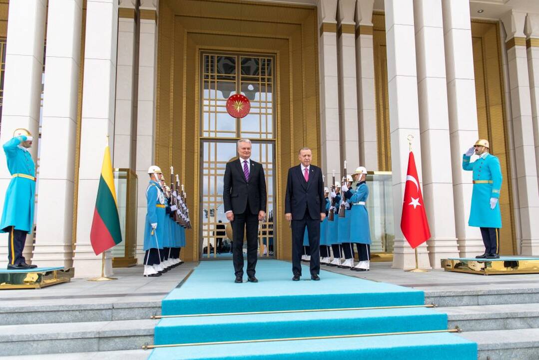 Gitanas Nausėda ir Recepas Tayyipas Erdoganas