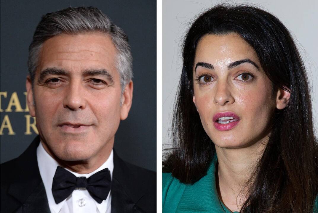 G. Clooney švenčia savo sužadėtuves kartu su kitomis garsenybėmis