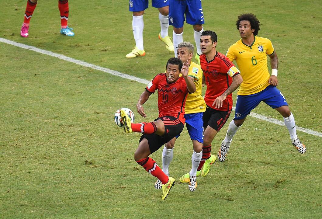 Pasaulio futbolo čempionatas: Brazilija - Meksika