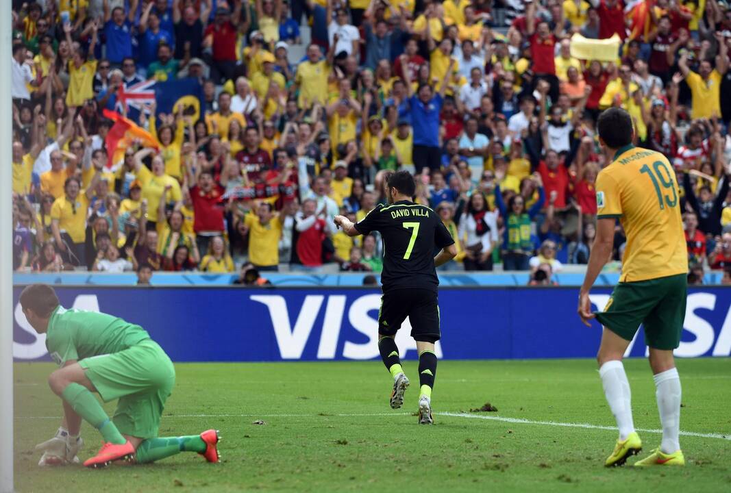 Pasaulio futbolo čempionatas: Ispanija - Australija