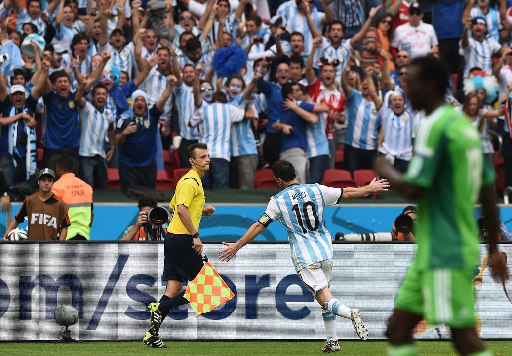 Pasaulio futbolo čempionatas: Argentina - Nigerija