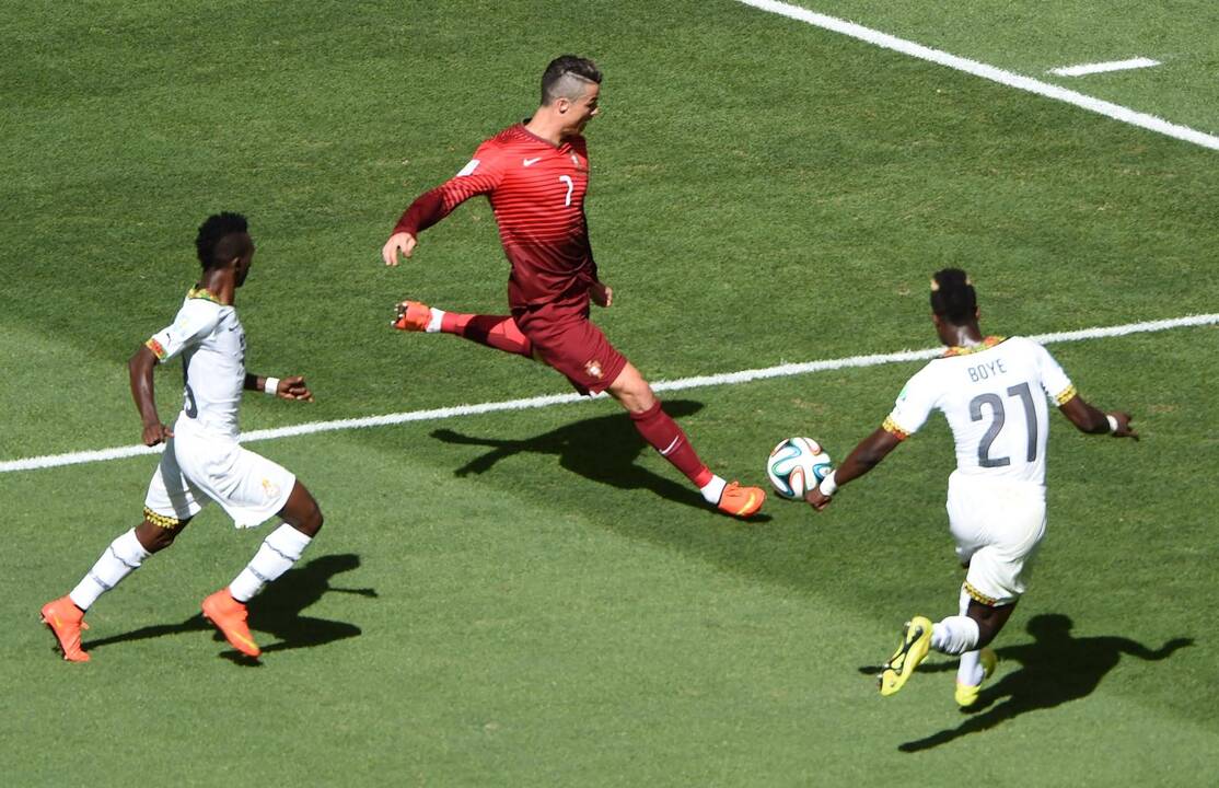 Pasaulio futbolo čempionatas: Portugalija - Gana