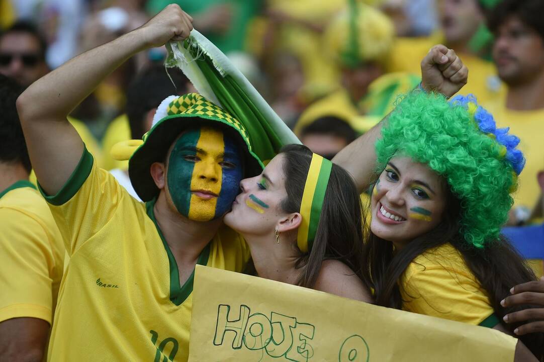 Pasaulio futbolo čempionato ketvirtfinalis: Brazilija - Kolumbija