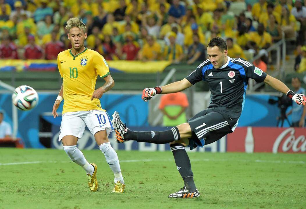 Pasaulio futbolo čempionato ketvirtfinalis: Brazilija - Kolumbija