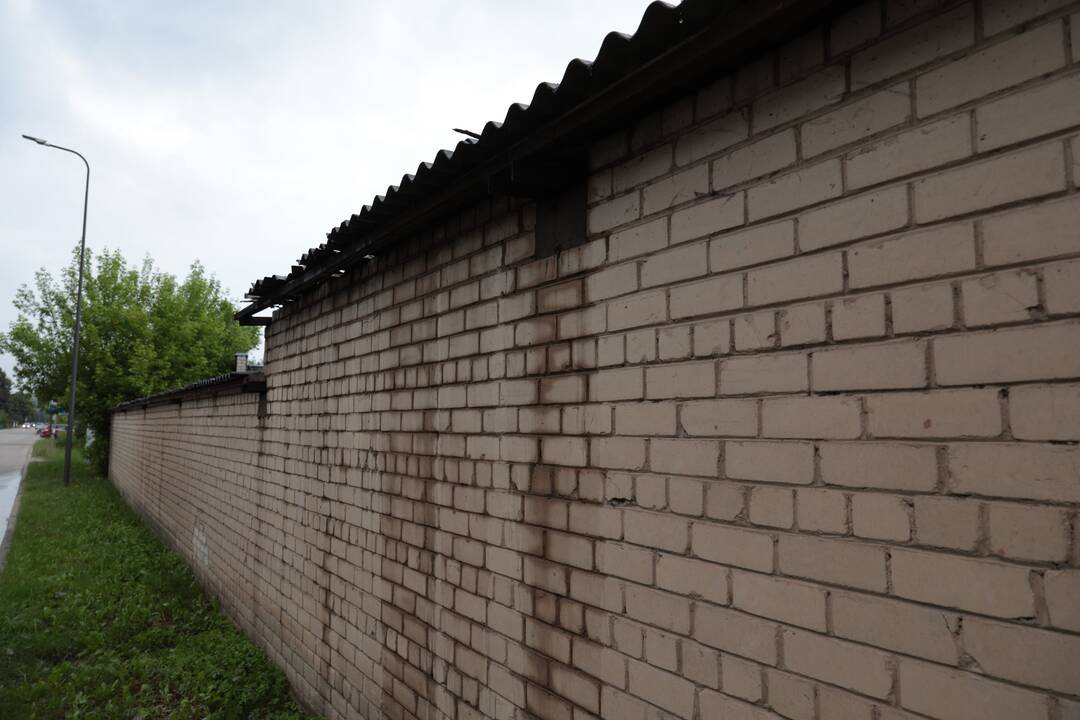 Gaisras Švenčionių gatvėje