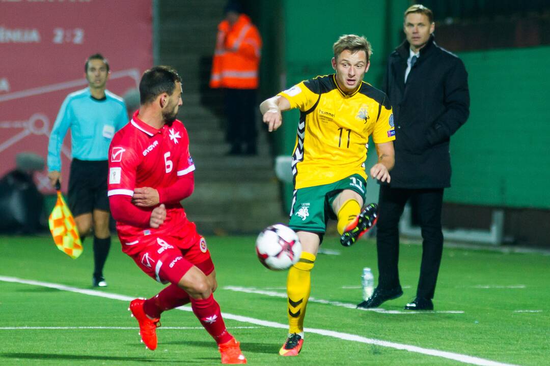 Futbolas: Lietuva - Malta 2:0