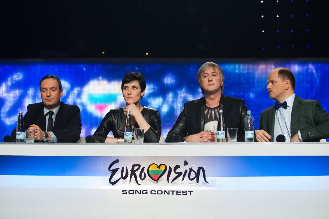"Eurovizijos" atrankos filmavimas