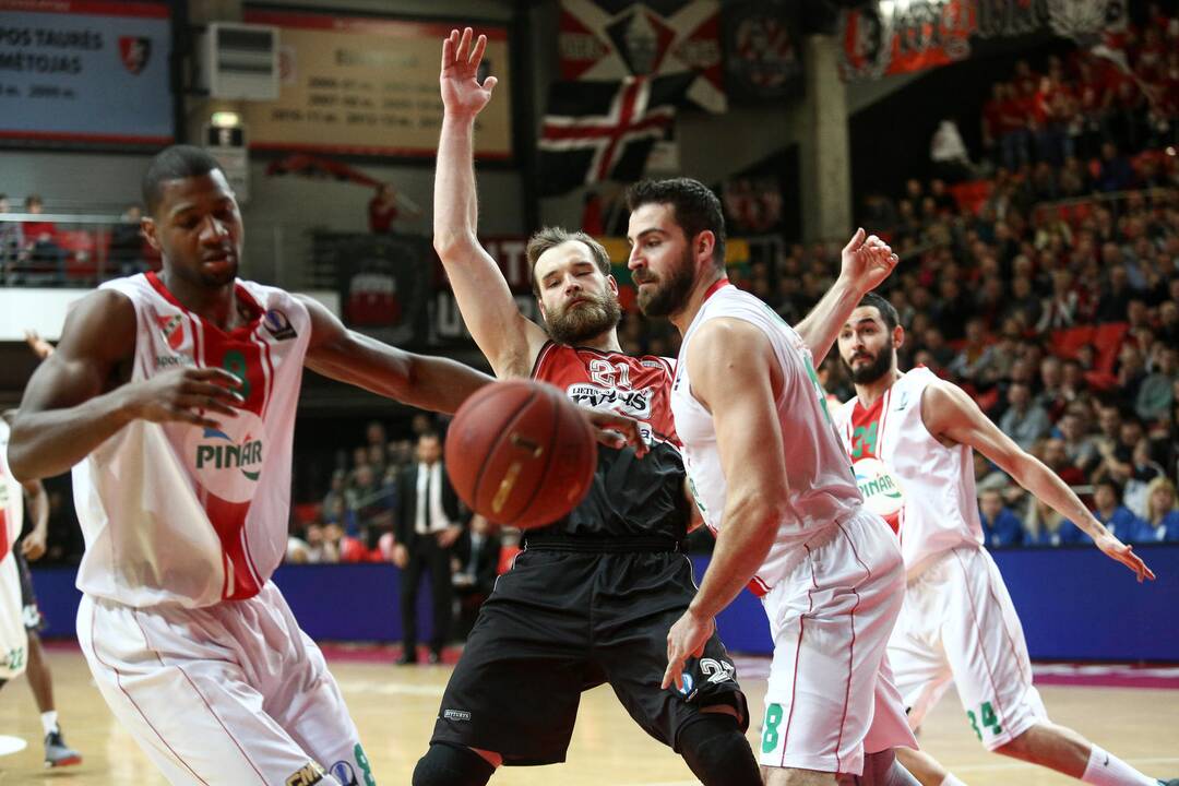 Europos taurė: "Lietuvos rytas" - "Pinar Karsiyaka"