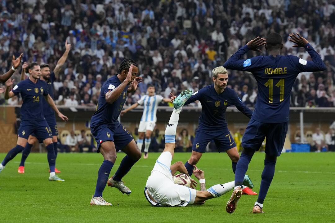 Pasaulio futbolo čempionato finalas: Argentina – Prancūzija