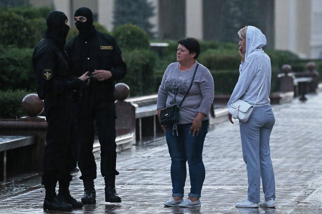 Minske sulaikyti demonstrantai