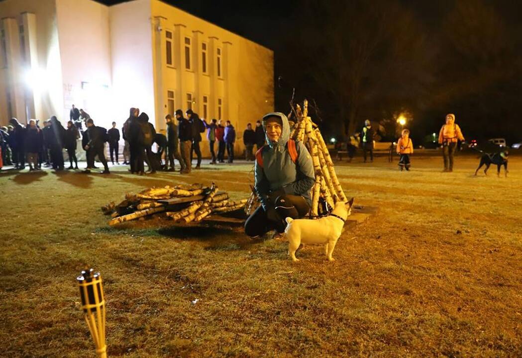 Naktinis žygis partizanų takais