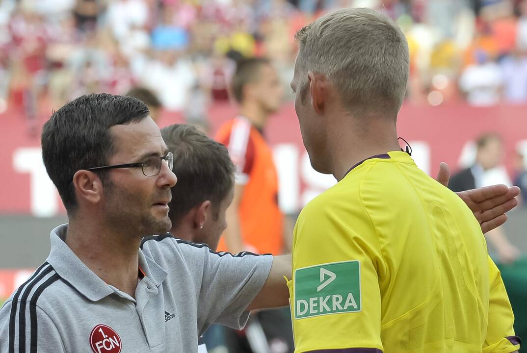 "FC Nürnberg" futbolo klubo vadovai atsisakė vyriausiojo trenerio paslaugų