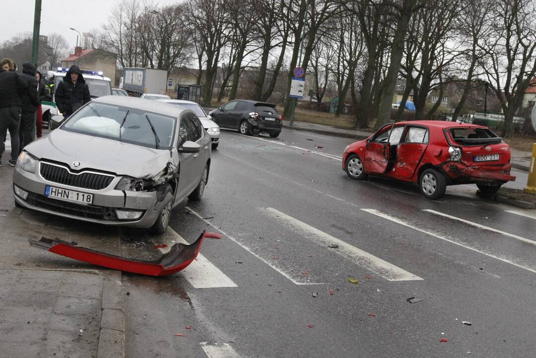 Automobilių avarija Klaipėdoje