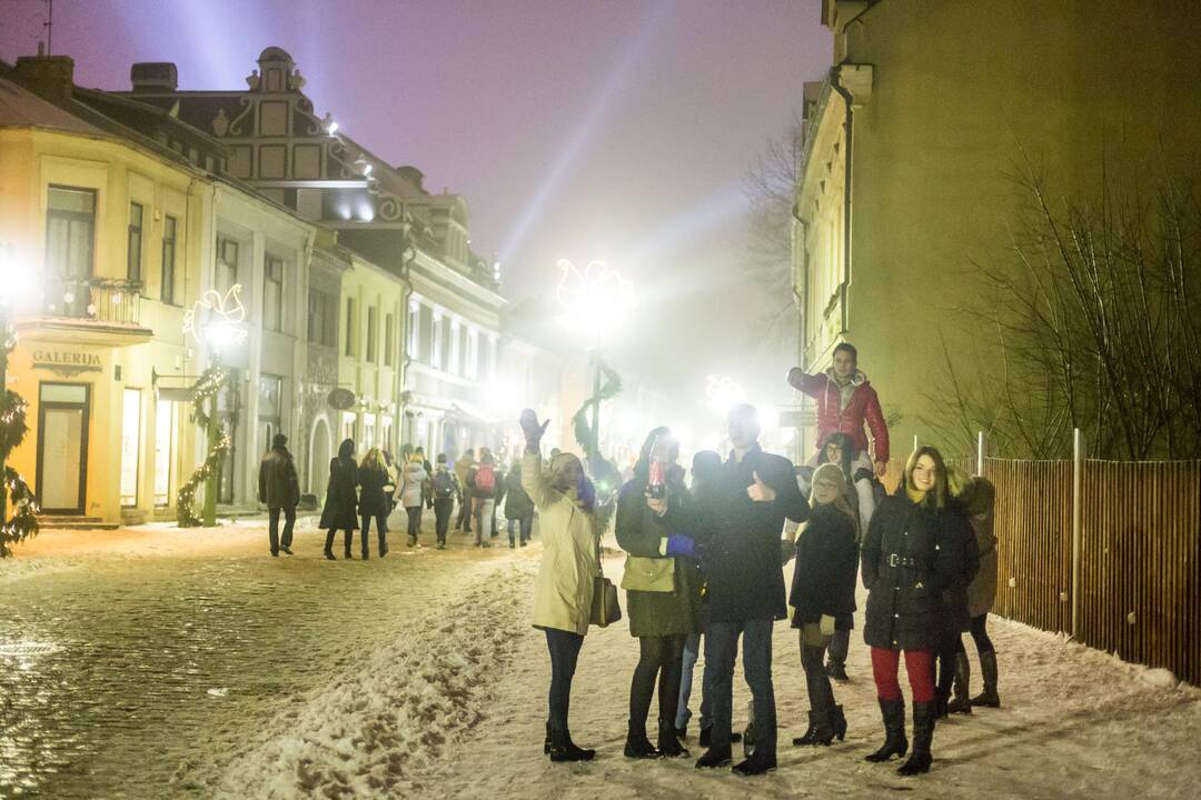 Kaunas pasitinka 2015-uosius su euru kišenėje