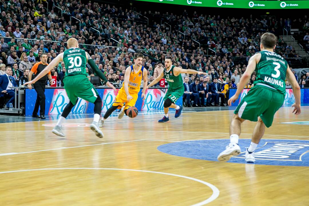 Kauno „Žalgiris“ - „Chimki“ 74:84 