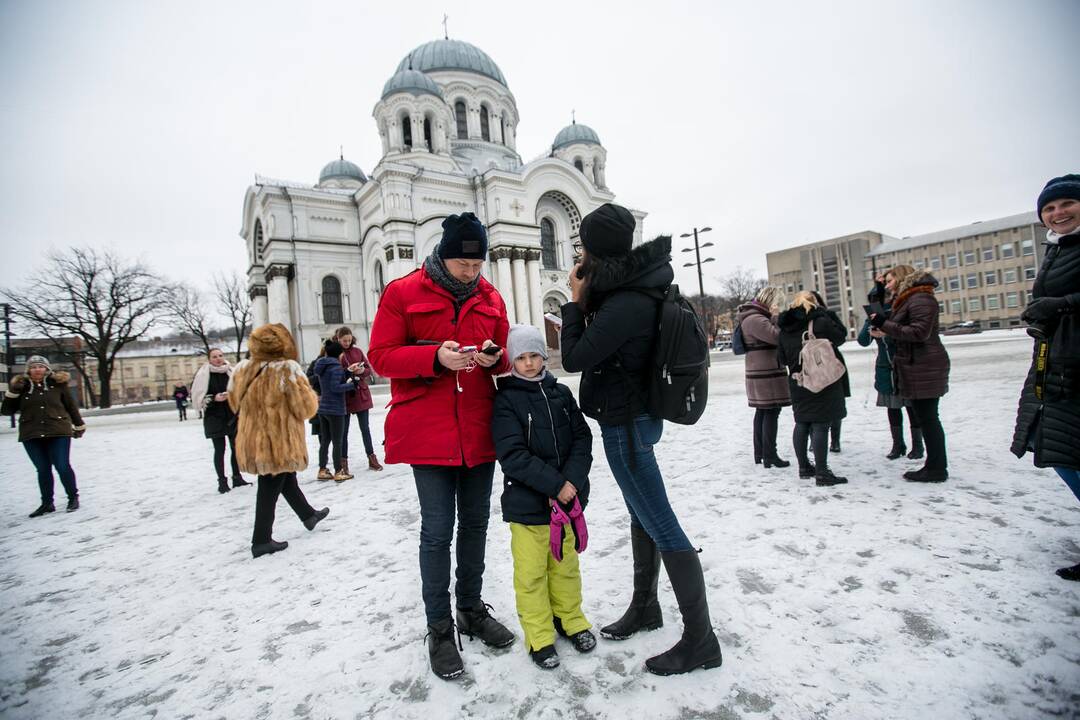 Akcija "Kaunas šoka" išjudino kauniečius