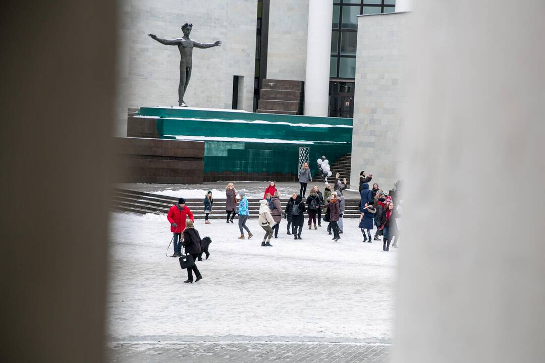 Akcija "Kaunas šoka" išjudino kauniečius