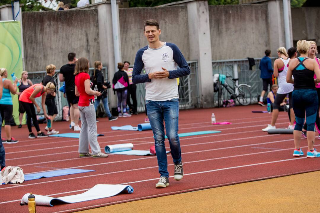 Treniruočių diena S.Dariaus ir S.Girėno stadione