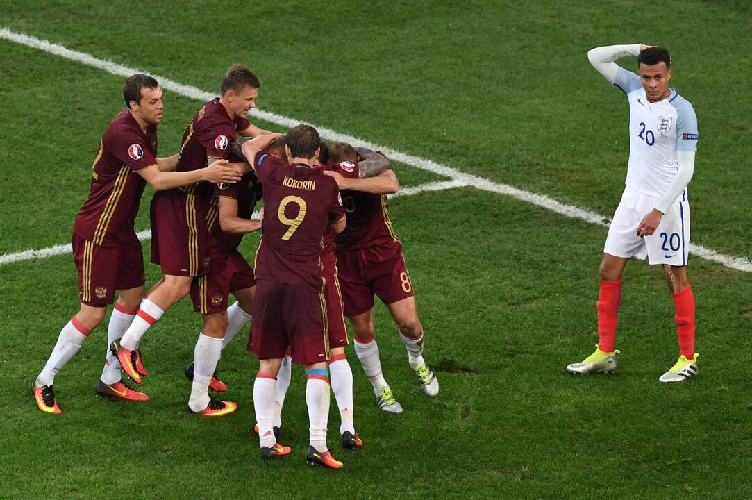 Euro 2016: Anglija - Rusija 1:1