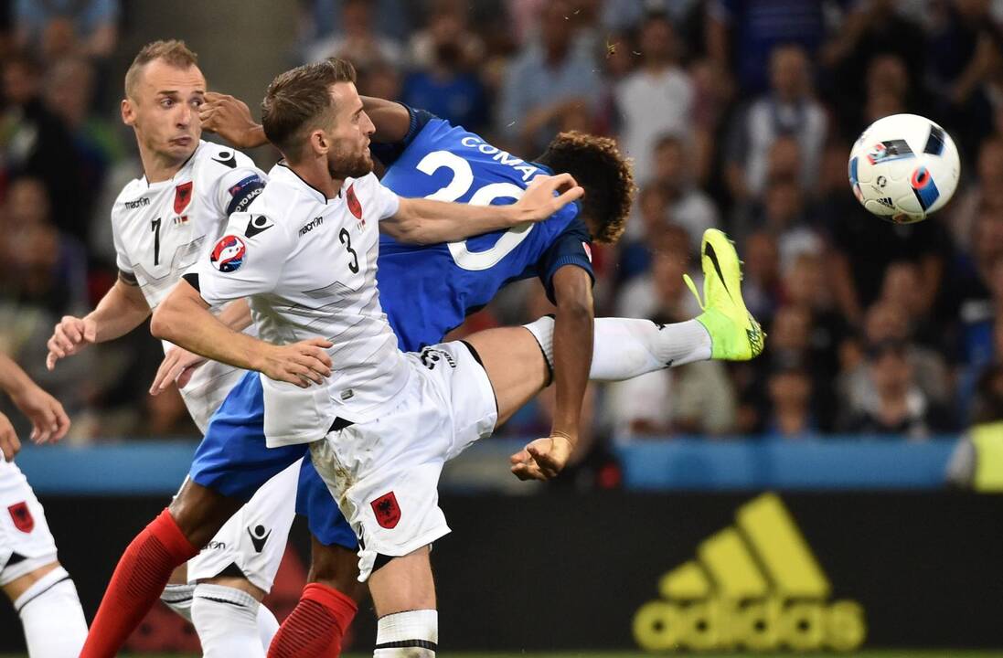 Euro 2016: Prancūzija - Albanija 2:0