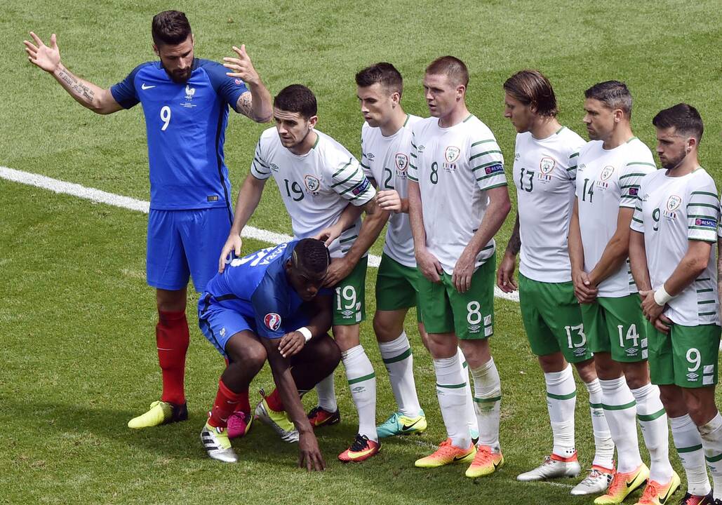 Euro 2016: Prancūzija – Airija 2:1